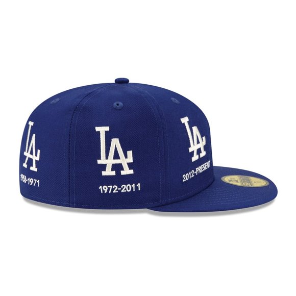 New Era LA Dodgers Logo Progression 59FIFTY Fitted Hat - Picture 5 of 7